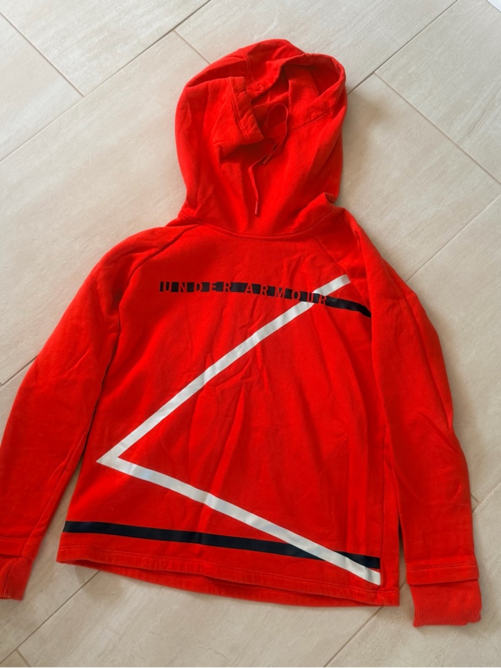 Women’s Under Armour Orange Hoodie - Size XS Loose